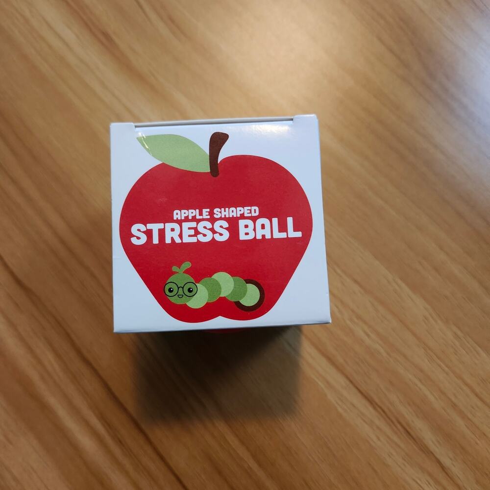 Apple Stress Ball – Red – NWT Sealed